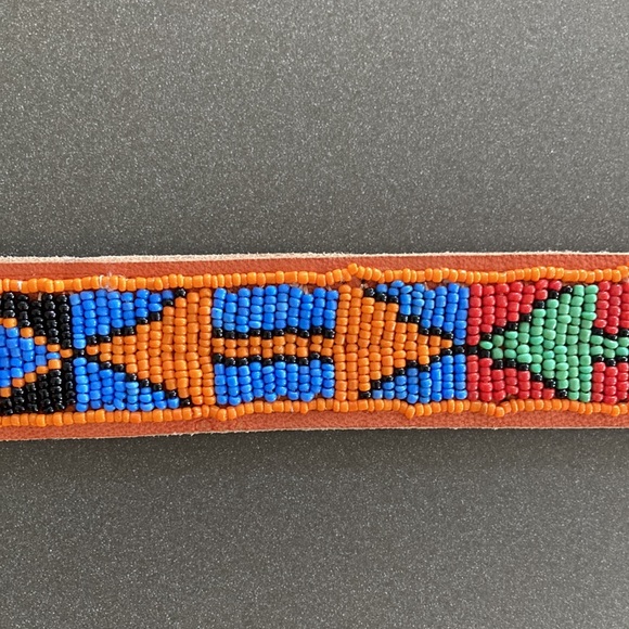 Hand-Beaded African Belt - Picture 5 of 6